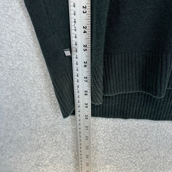 Geoffrey Beene Sweater Mens Size XL Black Quarter Zip Long Sleeve Pullover - Picture 9 of 9